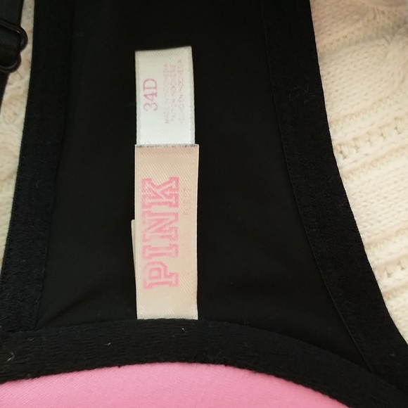 Pink, by Victoria's secrets snap front T back bra 34D. - Picture 6 of 8